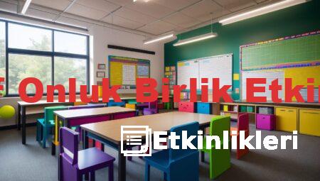 1. Sınıf Onluk Birlik Etkinlikleri