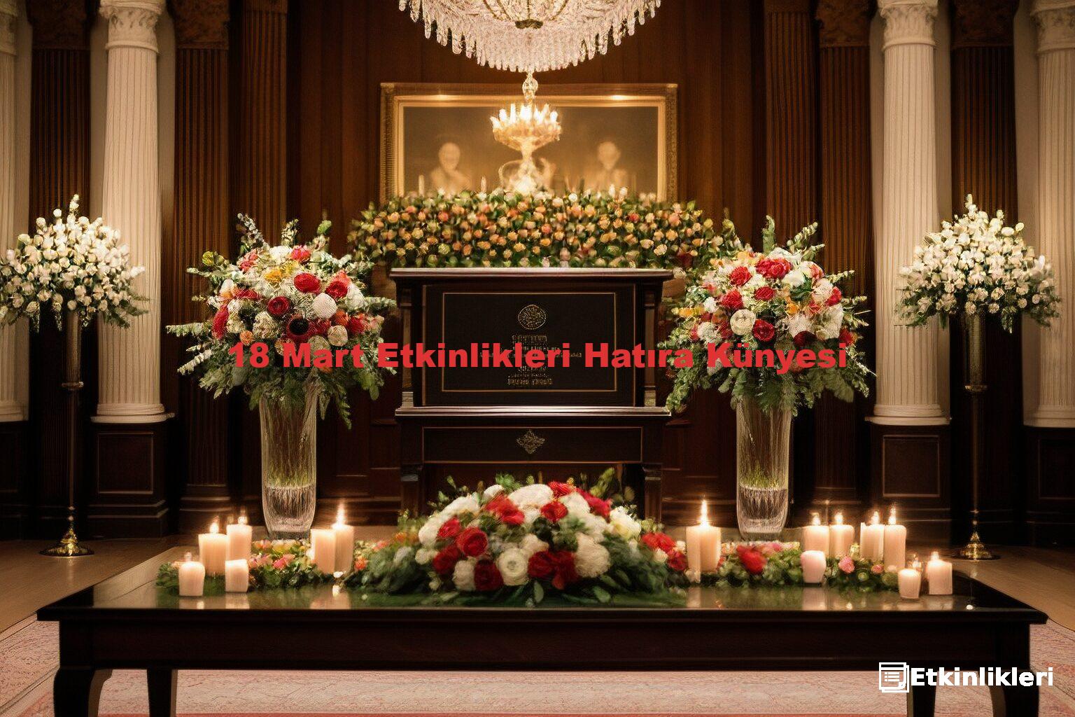 18 Mart Etkinlikleri Hatıra Künyesi