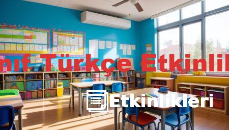 2 Sınıf Türkçe Etkinlikleri