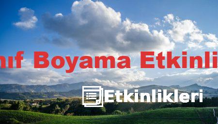 3 Sınıf Boyama Etkinlikleri