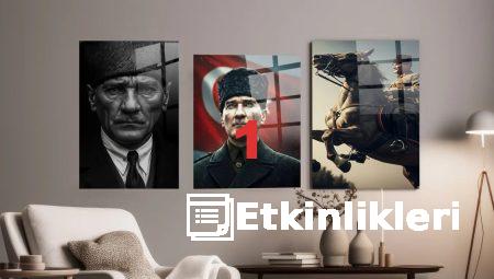 Atatürk’ü Anmanın En Şık Yolu: Cam Tablo