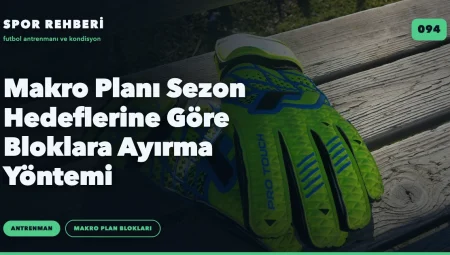 Makro Planı Sezon Hedeflerine Göre Bloklara Ayırma Yöntemi
