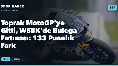 Toprak MotoGP’ye Gitti, WSBK’de Bulega Fırtınası: 133 Puanlık Fark